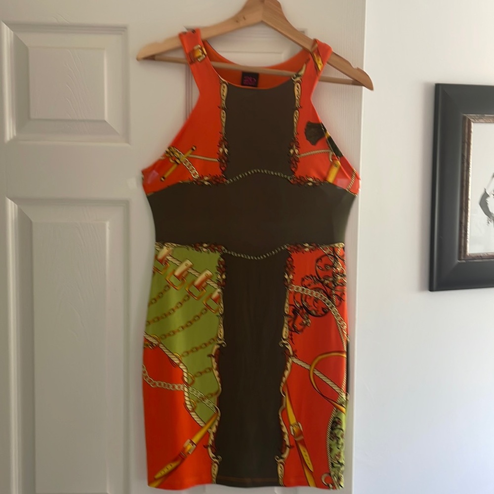 Bebe dress  multi color